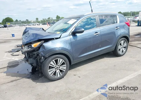 2016 Kia Sportage Ex из США, поврежденный, VIN KNDPCCAC3G7833213